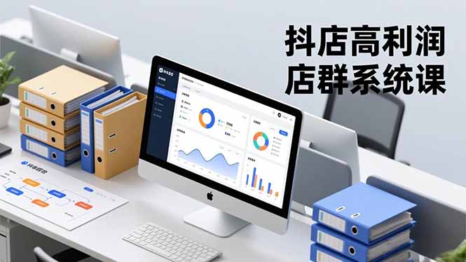 抖店高利润店群系统课，店群搭建、选品策略、运营管控，构建标准体系，矩阵月入20万+-轻创联盟