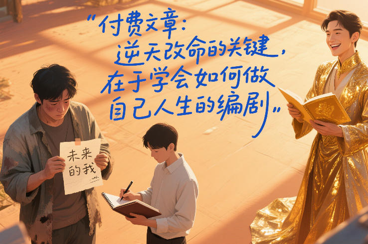 付费文章：逆天改命的关键，在于学会如何做自己人生的编剧-轻创联盟