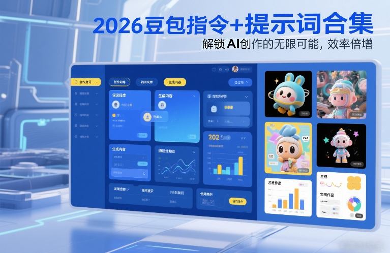 2026豆包指令+提示词合集，解锁AI创作的无限可能，效率倍增-轻创联盟