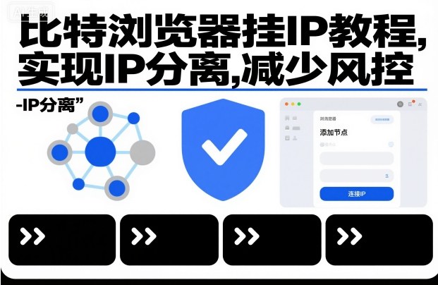 比特浏览器挂IP教程，实现IP分离，减少风控-轻创联盟