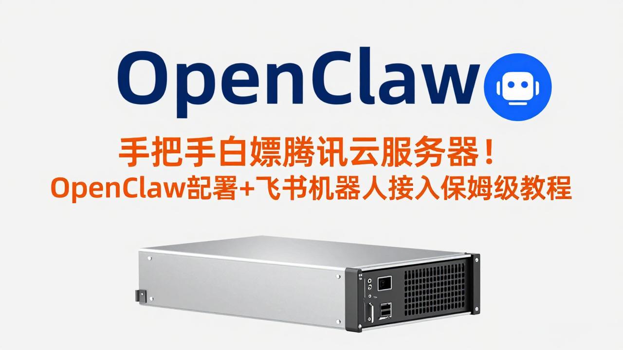 手把手白嫖腾讯云服务器！OpenClaw部署+飞书机器人接入保姆级教程-轻创联盟