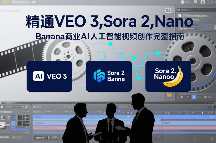 精通VEO 3，Sora 2，Nano Banana商业AI人工智能视频创作完整指南-轻创联盟