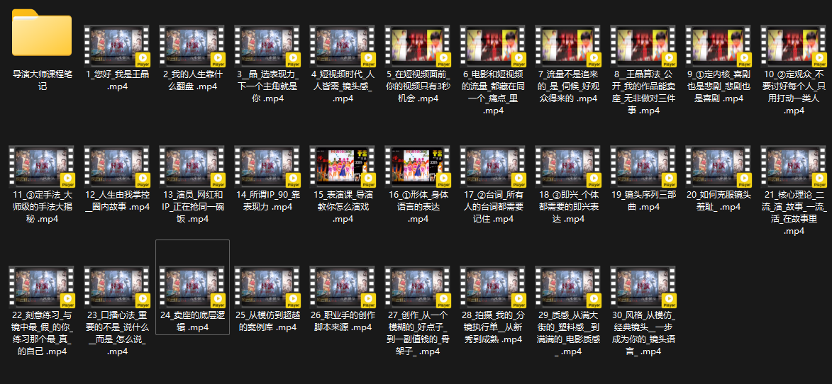 王晶大师课：流量破局-人生由我掌控-轻创联盟