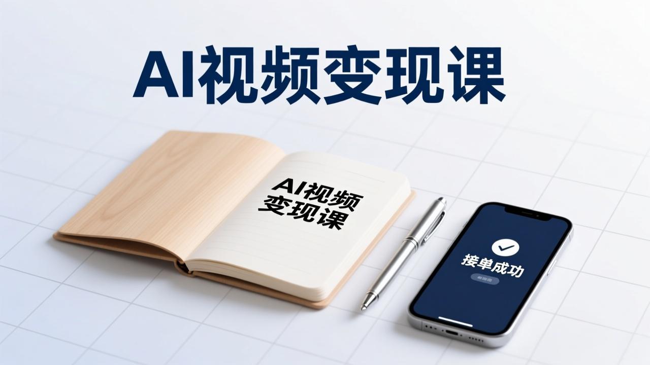 AI视频变现课，学完即可创作短片、接商单，实现副业增收，单项目报价可达千元-轻创联盟
