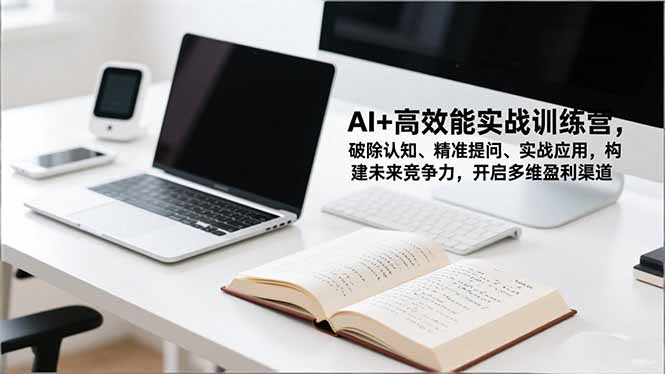 AI+高效能实战训练营,破除认知、精准提问、实战应用,构建未来竞争力,开启多维盈利渠道-轻创联盟