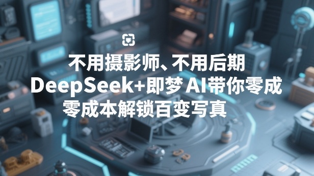 不用摄影师、不用后期，DeepSeek+即梦AI带你零成本解锁百变写真！-轻创联盟