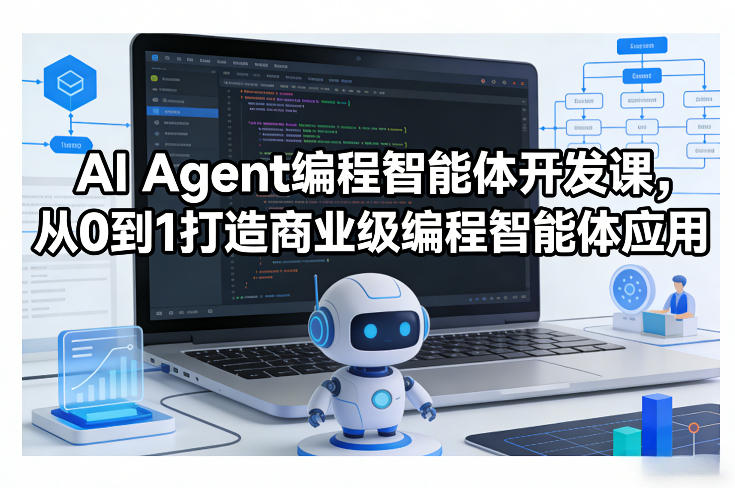 AI Agent编程智能体开发课,从0到1打造商业级编程智能体应用-轻创联盟