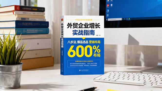 外贸企业增长实战指南，八步法、爆品选品、营销布局，业绩增长300%-轻创联盟