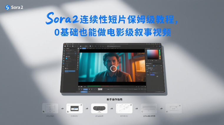 Sora2连续性短片保姆级教程，0基础也能做电影级叙事视频-轻创联盟