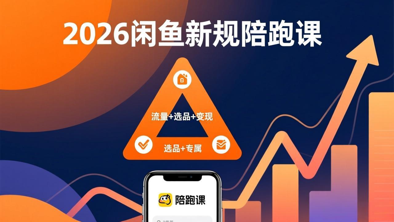 2026闲鱼高阶陪跑课全新上线，带你吃透新规玩转选品流量，从零搭建稳定变现盈利体系-轻创联盟