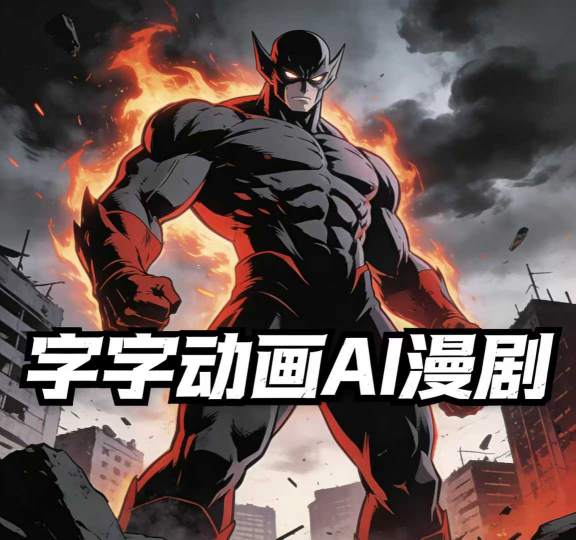 字字动画AI漫剧2026年第1期系统课程，小白看完就能学会实操的漫剧课，单人月收1-3W-轻创联盟