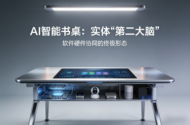 AI智能书桌搭建，构建你的实体“第二大脑”，软件硬件协同的终极形态-轻创联盟