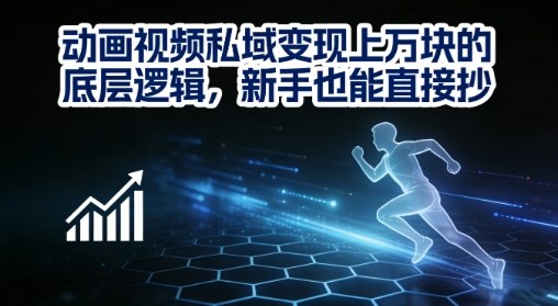 动画视频私域变现上W的底层逻辑，新手也能直接抄-轻创联盟