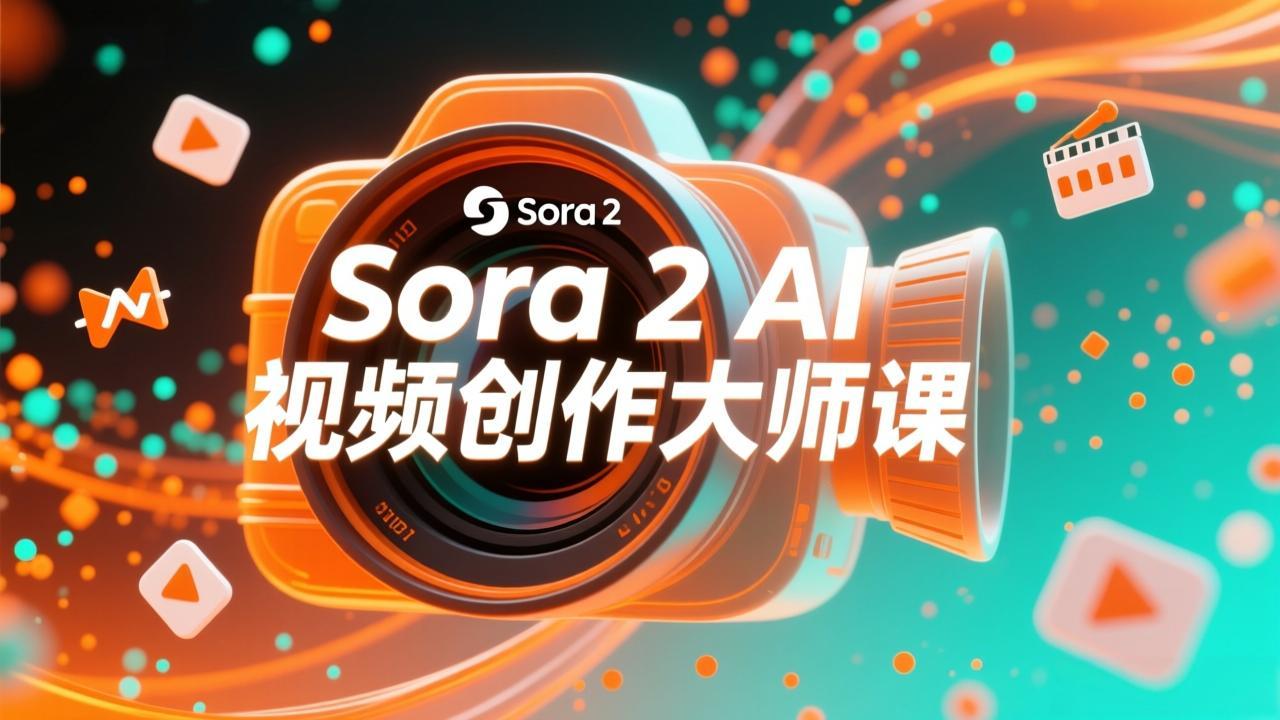 如何利用Sora 2创建流行AI人工智能视频大师班教程：掌握创作全流程，产出百万播放内容-轻创联盟