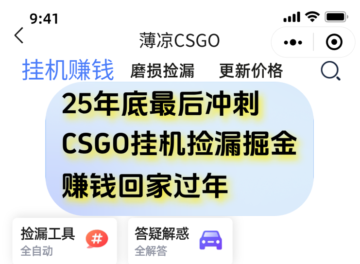用CSGO游戏挂机捡漏掘金赚钱掘金，一部手机轻松日入500+-轻创联盟