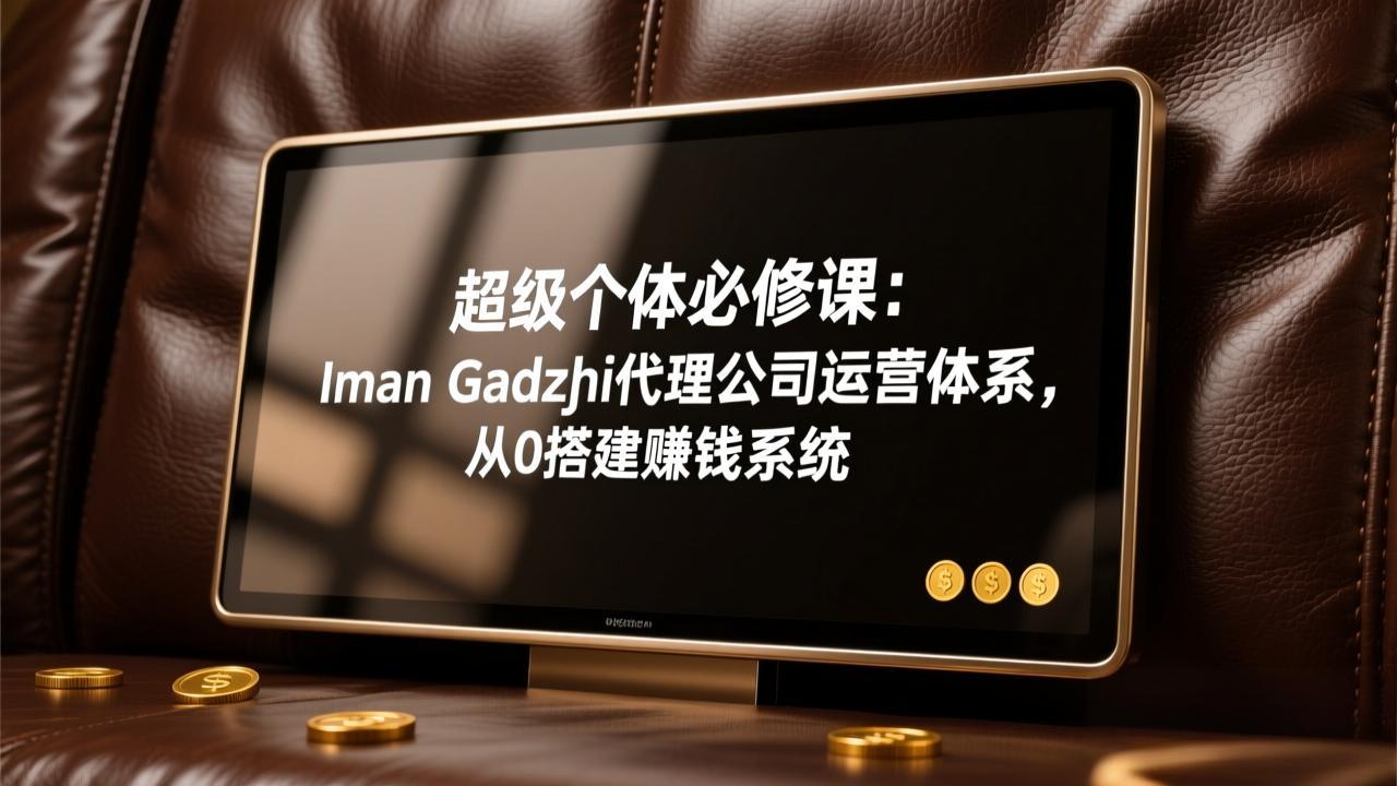 超级个体必修课：Iman Gadzhi代理公司运营体系，从0搭建赚钱系统-轻创联盟